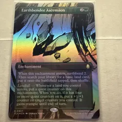 Earthbender Ascension -extended Art Foil- Avatar: The Last Airbender TLA mtg NM - Image 1