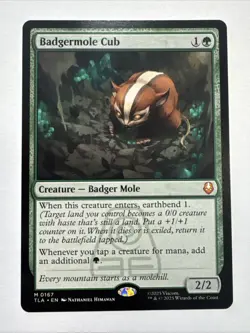 Badgermole Cub - MTG: Avatar The Last Airbender - NM 167 (Non-Foil) - Image 1