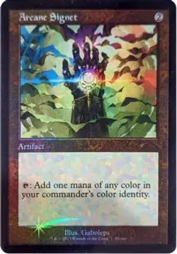 Arcane Signet - Foil (Magic Fest Promo) (Retro Frame) NM, English MTG Unique & M - Image 1