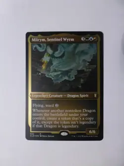 MtG Commander Legends 2 FOIL Etche Miirym Sentinel Wyrm M/NM Flat Ship VCT123884 - Image 1