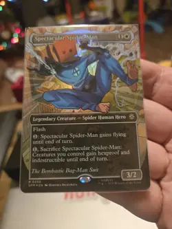 Spectacular Spider-Man (0236)(Borderless)(Textured Foil) Marvels Spider-Man Foil - Image 1