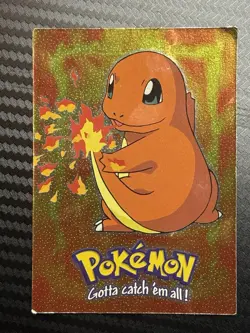 1999 Topps Charmander Pokemon Card #E4 Vintage Holo Foil Vintage - Image 1