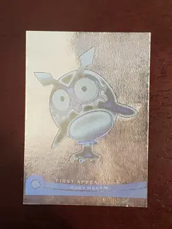 Hoothoot Pokemon The Movie 2000 First Appearance Topps RARE HOLO Card 6 of 6 - Image 3