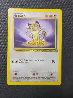 Meowth - (Gold Bordered Promo) 56/64 Miscellaneous Cards & Products Regular for sale online - Image 1