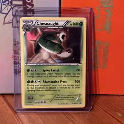 Chesnaught Holo Rare 11/162 - Pokemon TCG XY Breakthrough - LP - Image 1