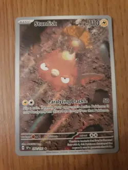 Pokemon TCG Stunfisk Illustration Rare IR Surging Sparks 202/191 NM/MINT - Image 1