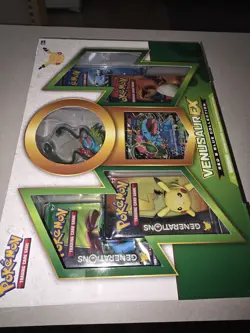 New Sealed Pokemon 20th Anniversary Venusaur EX Red & Blue Collection Box - Image 4