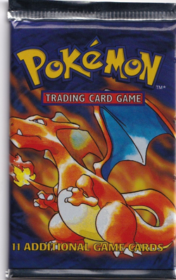 1999 Pokemon Base Set Unlimited Booster Pack Charizard WOTC Factory Sealed - Image 1