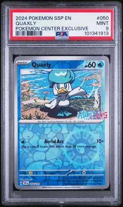 Pokemon Horizons Quaxly Terapagos Sprigatito & Fuecoco Promo PSA 9 Sequential - Image 2