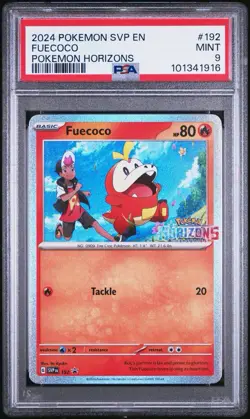 Pokemon Horizons Quaxly Terapagos Sprigatito & Fuecoco Promo PSA 9 Sequential - Image 5