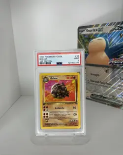 Golem 36/62 1st Edition PSA 9 - 1999 Pokemon Fossil - Image 1