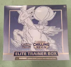 Pokemon Sword & Shield Chilling Reign Elite Trainer Box Sealed - Image 1