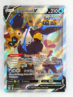 Empoleon V (Alternate Full Art) SWSH05: Battle Styles tcg Pokemon - Image 1