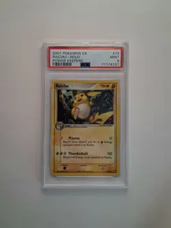 2007 Pokemon Ex Power Keepers Raichu 12/108 Holo Rare PSA 9 - Image 2