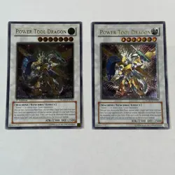 2x Power Tool Dragon RGBT-EN042 Ultimate Rare 1st Edition & Unlimited Yugioh - Image 1