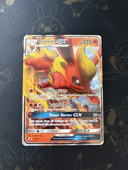 Pokemon TCG Flareon GX Black Star Promo Holo Card SM171 - Image 1