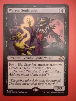 MTG Warren Soultrader NM Modern Horizons 3 Magic The Gathering Card - Image 1