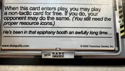 TENACIOUS THE SPOILS TCG - BETA, 1ST EDITION 2006 and PART 2 2007 - 1,200+ Cards - Image 5