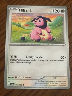 Miltank - 147/182 - Common - Near Mint Pokemon Card - Image 1