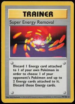 Super Energy Removal [Shadowless] #79 Base Set Pokemon Card - Image 1