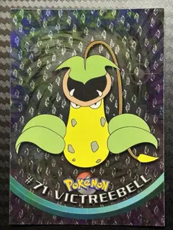 Victreebel Black Logo Topps Pokemon Card NM - Image 1