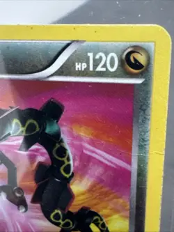 ??Rayquaza Holo Card 128/124 Dragons Exalted ??2012 POKEMON CARD IS CREASED - Image 3