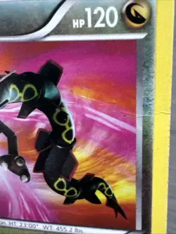??Rayquaza Holo Card 128/124 Dragons Exalted ??2012 POKEMON CARD IS CREASED - Image 4