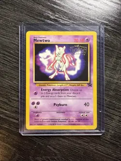 Pokemon TCG Mewtwo #3 WB Kids Presents the First Movie Card - Image 1