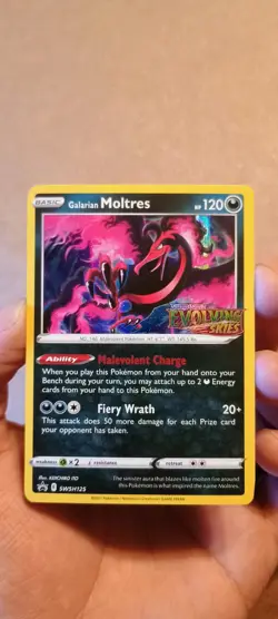 Galarian Moltres - (Prerelease) SWSH125 SWSH: Sword & Shield Promo Cards Holo - Image 1