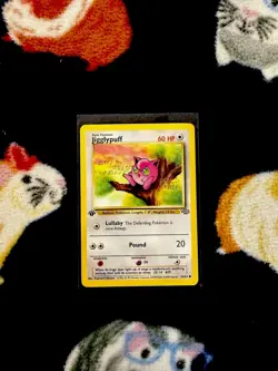 1st Edition Jigglypuff 54/64 - Pokemon Card - Vintage Jungle Set 1999 NM - Image 1