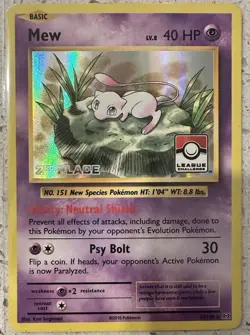 Mew - (League Challenge) [2nd Place] 053/108 League & Championship Cards Holo - Image 1