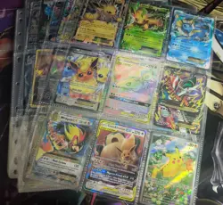 ???? Lot Of 99 ONLY HOLOS Modern Pokemon Cards Collection Binder EX/V/VStar/VMax - Image 1