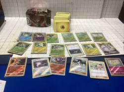 Pokemon Card Lot, English Set, Mixed Sun & Moon Series, w/ Energy Cards & Tin.#4 - Image 1