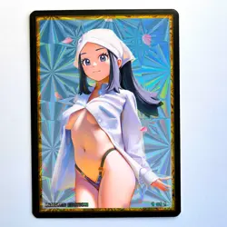 AKARI Waifu Anime Card LIMITED 1/1 Custom TCG Holo Goddess Story ACG T12396 - Image 1