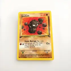 Pokemon TCG Geodude 47/62 Fossil 1st Edition Regular Common Card - Image 1
