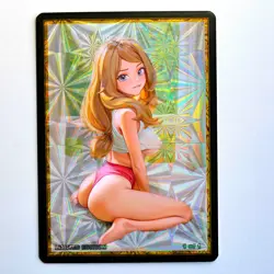 SERENA Waifu Anime Card LIMITED 1/1 Custom TCG Holo Goddess Story ACG T12405 - Image 1