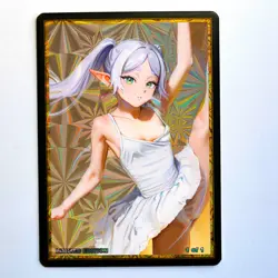 FRIEREN Waifu Anime Card LIMITED 1/1 Custom TCG Holo Goddess Story ACG T12390 - Image 1