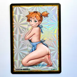 MISTY Waifu Anime Card LIMITED 1/1 Custom TCG Holo Goddess Story ACG T12386 - Image 1