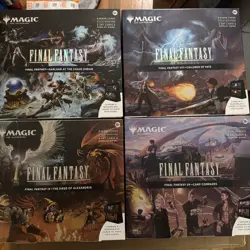 Magic The Gathering: Final Fantasy Scene Box Bundle Set of 4 BRAND NEW, SEALED - Image 1