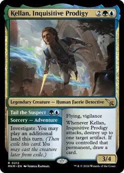 Kellan, Inquisitive Prodigy 212 MTG NM Murders at Karlov Manor - Image 1