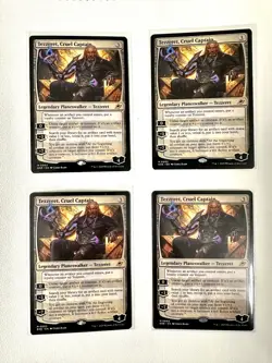 FULL PLAYSET - 4x Tezzeret, Cruel Captain Edge of Eternities - Image 1
