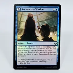 Accumulate Wisdom FOIL 0044 MTG Avatar: The Last Airbender - Image 1
