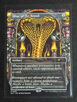 MTG Secret Lair An Encyclopedia of Magic the Gathering Altar of the Brood Rare - Image 1