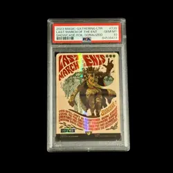 MTG Magic The Gathering Slab LOTR Last March Of The Ents Serialized 001/100 PSA - Image 1