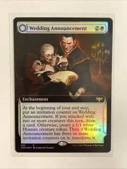Wedding Announcement (Extended Art) Innistrad: Crimson Vow Foil - Image 1