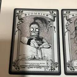 4 Autographed Signed, RK Post token, Magic The Gathering MTG Zombie 2/2 - Image 2