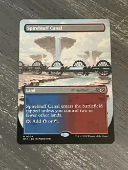 Spirebluff Canal (Borderless) - Outlaws of Thunder Junction (OTJ) - EN R 0304 - Image 1