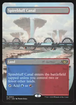 Spirebluff Canal (Borderless) R Outlaws of Thunder Junction 304 NM - Image 1