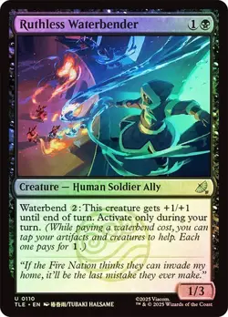 NM Foil Ruthless Waterbender, MTG, Avatar: The Last Airbender, Magic, 110 - Image 1