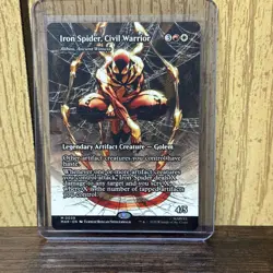 MTG Spider-Man Iron Spider, Civil Warrior Borderless Eternal Legal Regular - Image 1